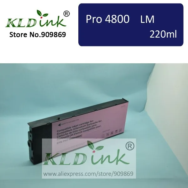 

[KLD Ink] T606C Compatible ink cartridge for Stylus Pro 4800 Printer ( 1 cartridge with chip and pigment ink )