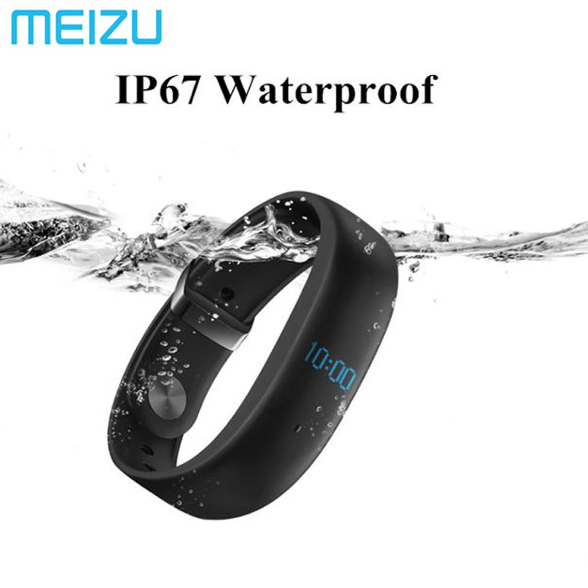 

Meizu H1 Bluetooth 4.2 Smart Bracelet IP67 Waterproof Fitness Tracker Wristband Heart Rate Monitor Smart Band with OLED Display