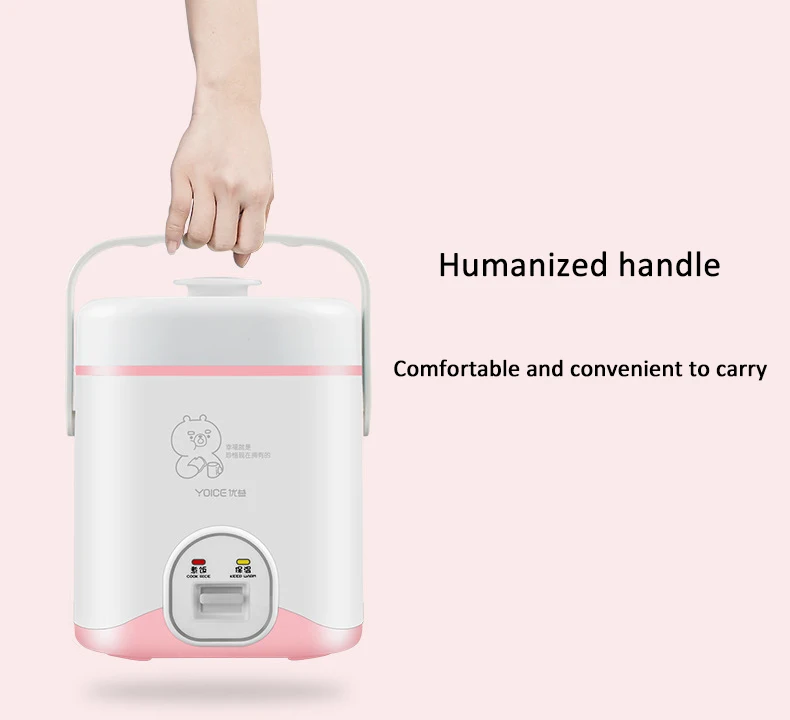 Kbxstart 1.2L Мини электрическая рисоварка ланч бокс Многофункциональный кухонный горшок не клеящийся коврик еда Cuiseur кухонная плита машина