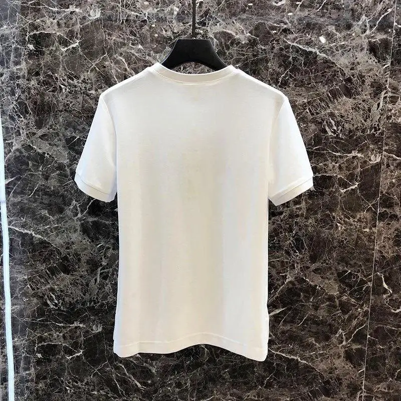 White men's running T-shirt 2019 Round short-sleeved Grey T-shirt Breathable male sleeve Shirts Quick-dry Summer clothing