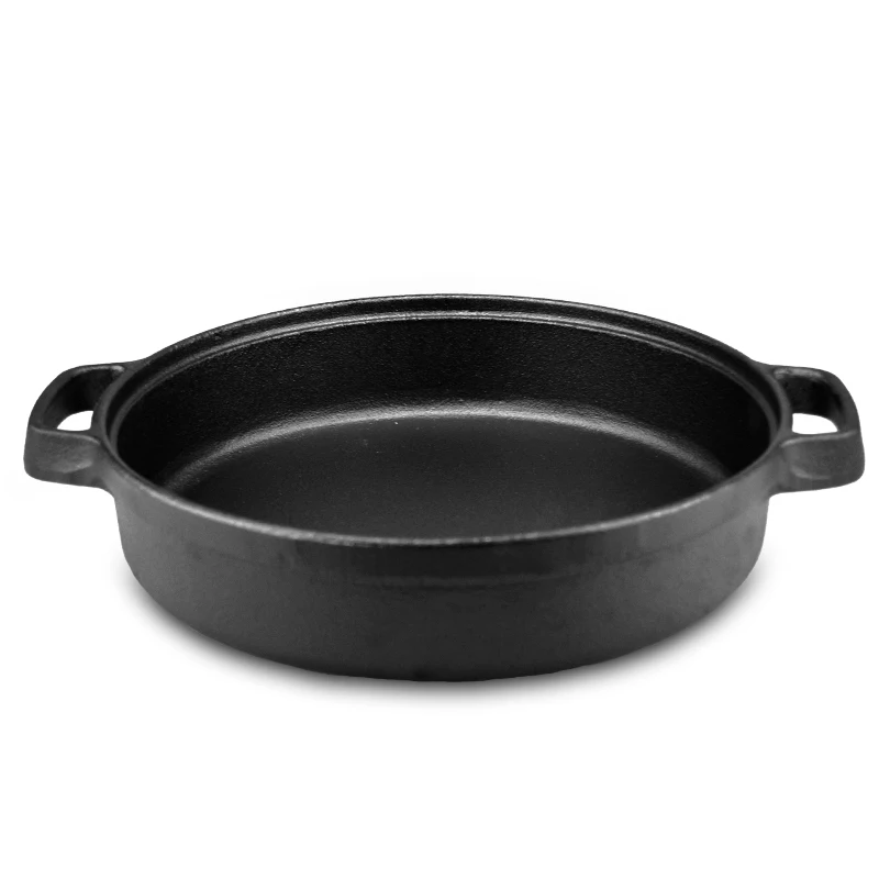 Thick cast iron frying pan fried pig pans non stick coating 30 health