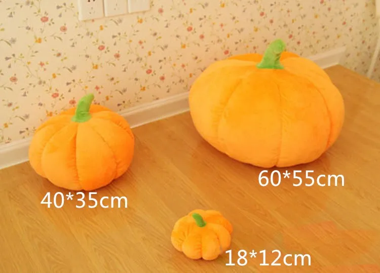 18-60 см, оранжевая плюшевая игрушка-пумкин, овощи, подарок на Хэллоуин, детская подушка, подушка с героями мультфильмов, хорошее качество, быстрая