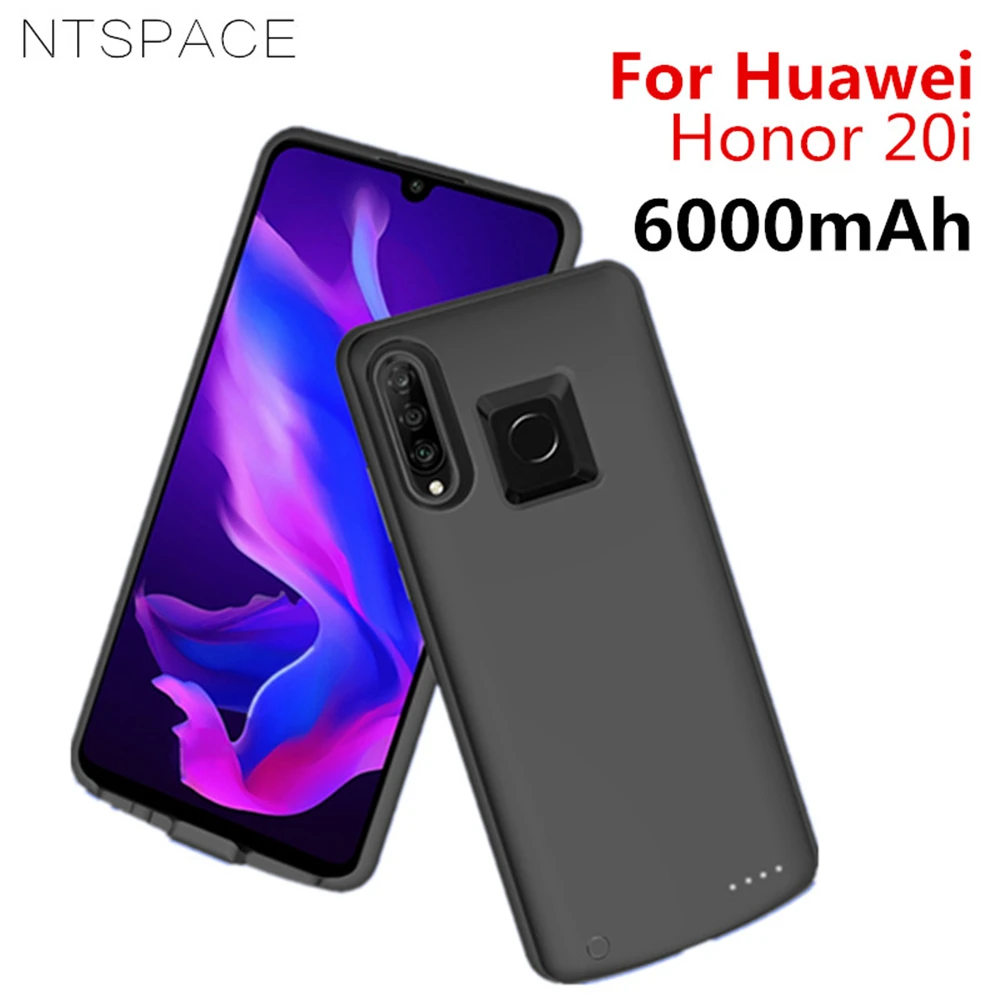 

NTSPACE Powerbank Battery Charging Case For Huawei Honor 20i Battery Charger Cases 6000mAh External Battery Power Bank Cover