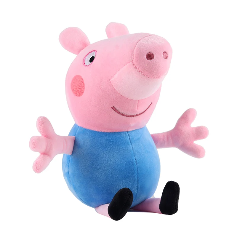 

Genuine Peppa Pig George Pig 19cm Plush Toys For Kids Birthday Party Animal Plush Toys Gifts Ornament Keychain Children Toys