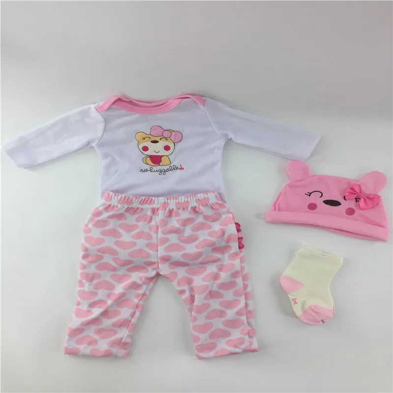 

Doll's clothes are suitable for 50-57 cm silicon rebirth dolls 4 pieces