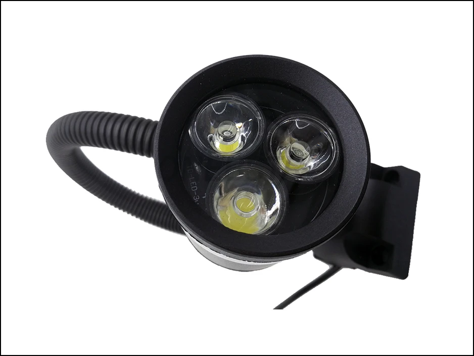 HNTD 3W TD02 DC 24V 36V 110V 220V AC LED Soft Rod Light Auminum Shell Milling Machine Lamp Work Lamp Waterproof IP65 4