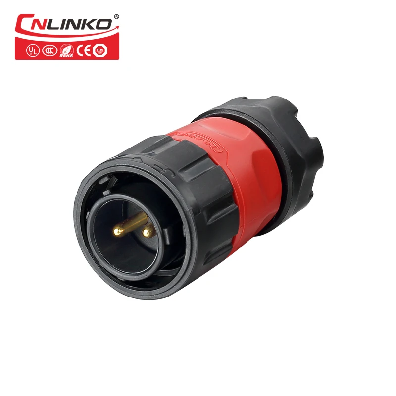 Cnlinko 2pin автомобильной электрической 20A разъем dc винт перегородки питания