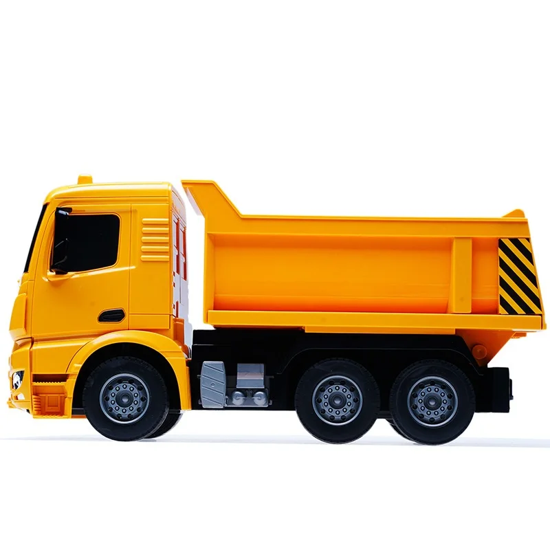 Boy Gift Toy Dumper Tilting Cart RC Truck 30 Mins Radio Control Tip Lorry One Key Auto Lift Engineering Container Vehicle RC Toy 4
