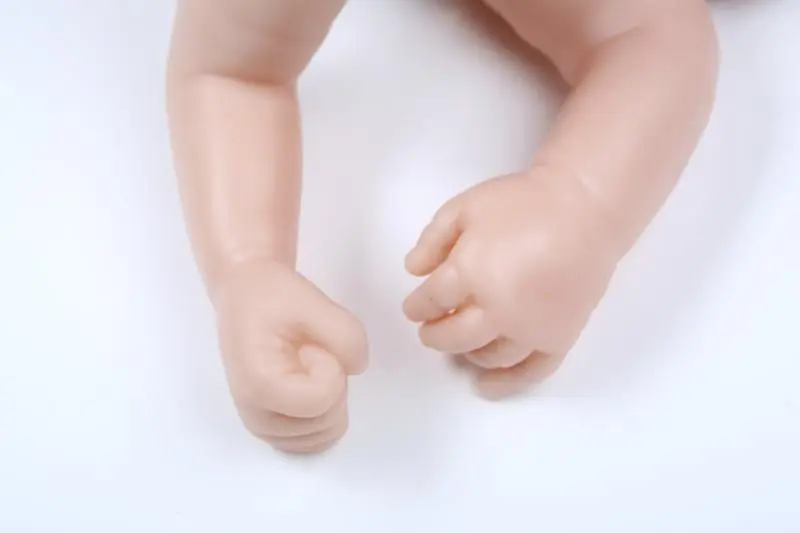 19 дюймовые Мягкие силиконовые неокрашенные куклы Reborn реалистичные кукольные