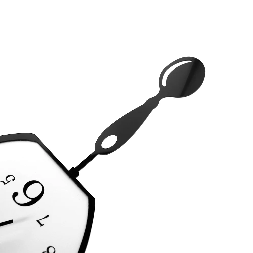 Креативная кофейная чашка и ложка современные кухонные настенные часы с