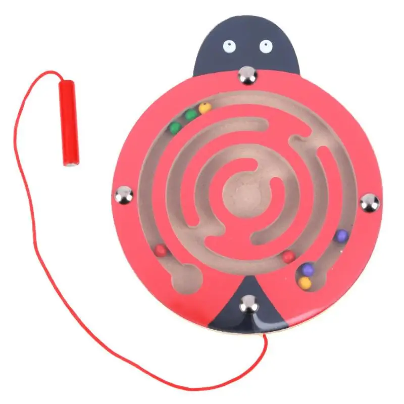 

Kids Wooden Puzzle Children Animal Magnetic Maze Toys Baby Mental Intellectual Development Jigsaw Board Boy Girl
