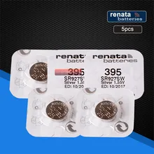 5 pacote Relógio De Óxido De Prata 395 SR927SW renata 927 1.55V 100% 395 bateria Renata 927 Bateria
