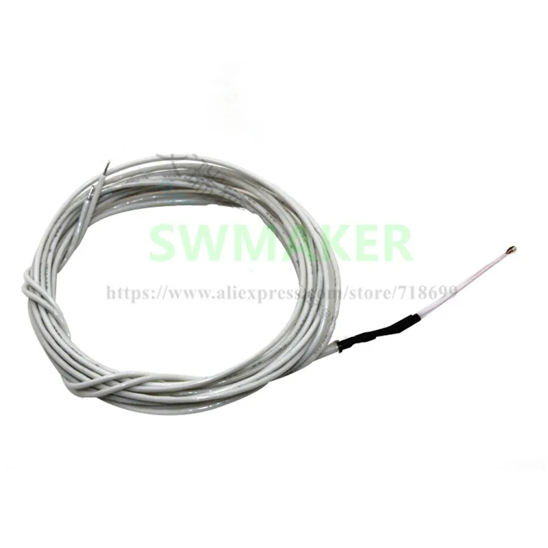 

1 pcs Creality CR-10 NTC thermistor temperature sensor 1m length for anet Creality CR-10 S4 S5 /CR-10S Pro 3D printer spare parts