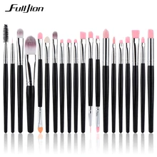 Professional 20Pcs Makeup Brushes Set Pro Powder Blush Foundation Eyeshadow Eyeliner Lip Gold Cosmetic Brush Kit