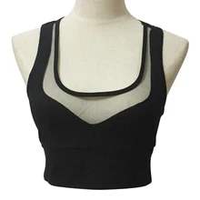 Модная Летняя женская повседневная майка на бретельках прозрачный сексуальный укороченный топ