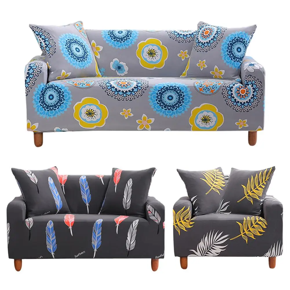 Best Universal Elastic Sofa Cover Full Leather Fabric Sofa Cover Slipcover Single double three seat Sofa Cover Decorate The Home