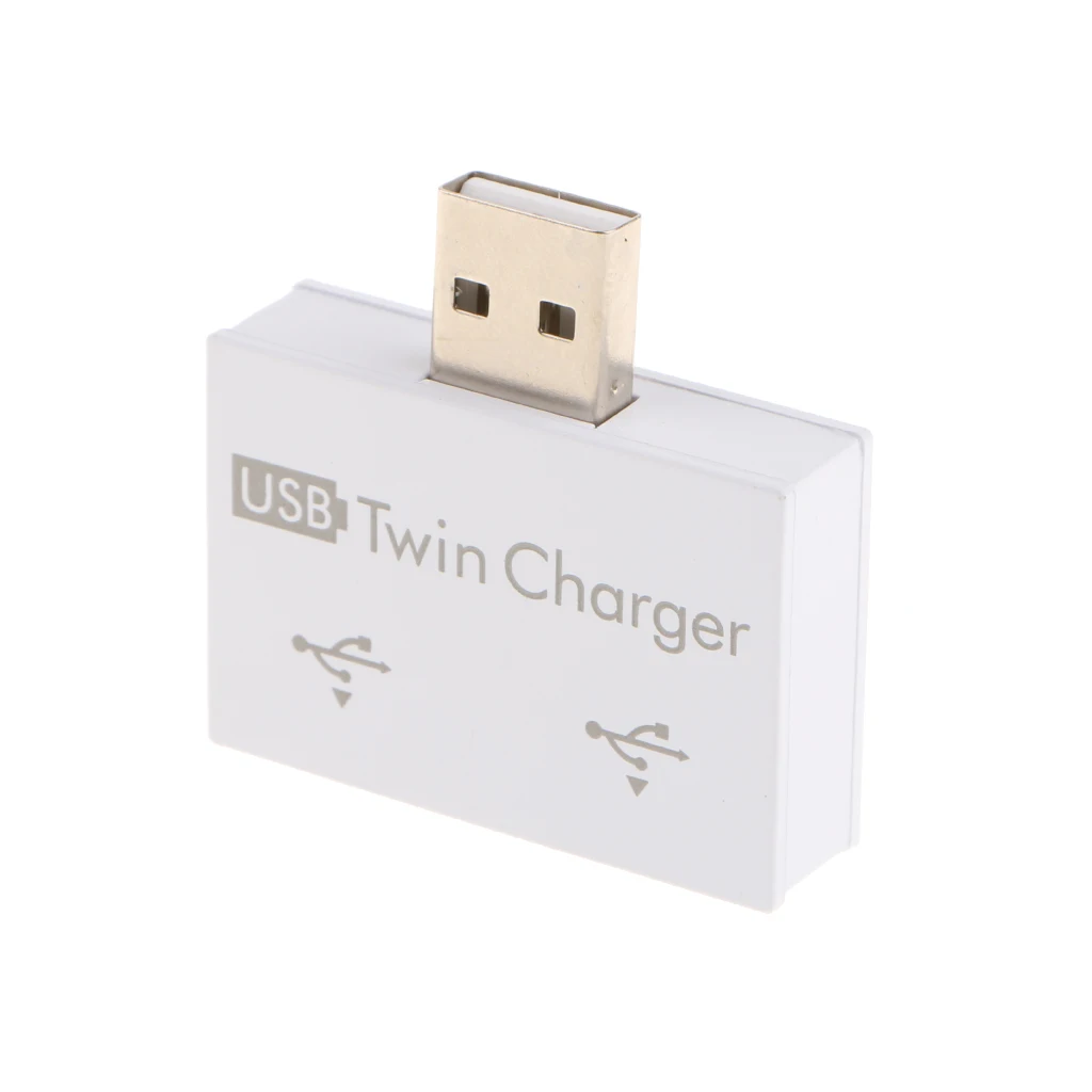 USB 2.0 Type A Male to Dual USB 2.0 Female Expander Connector for PC Laptop