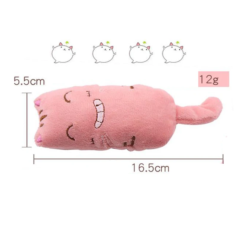 Cat Grinding Catnip Toy Interactive Plush Cat Toy Pet Kitten Chewing Toy Claws Thumb Bite Cat Mint For Cats Pet Supplies