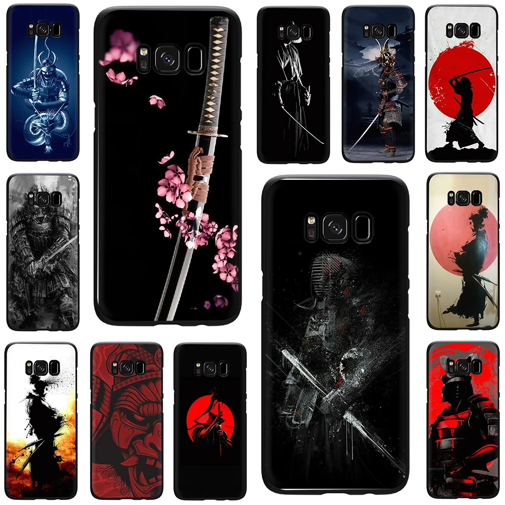 

Samurai Warrior Japan soldier Soft Phone Cover Case For Samsung Galaxy A7 8 9 2018 A10 30 40 50 70 J6