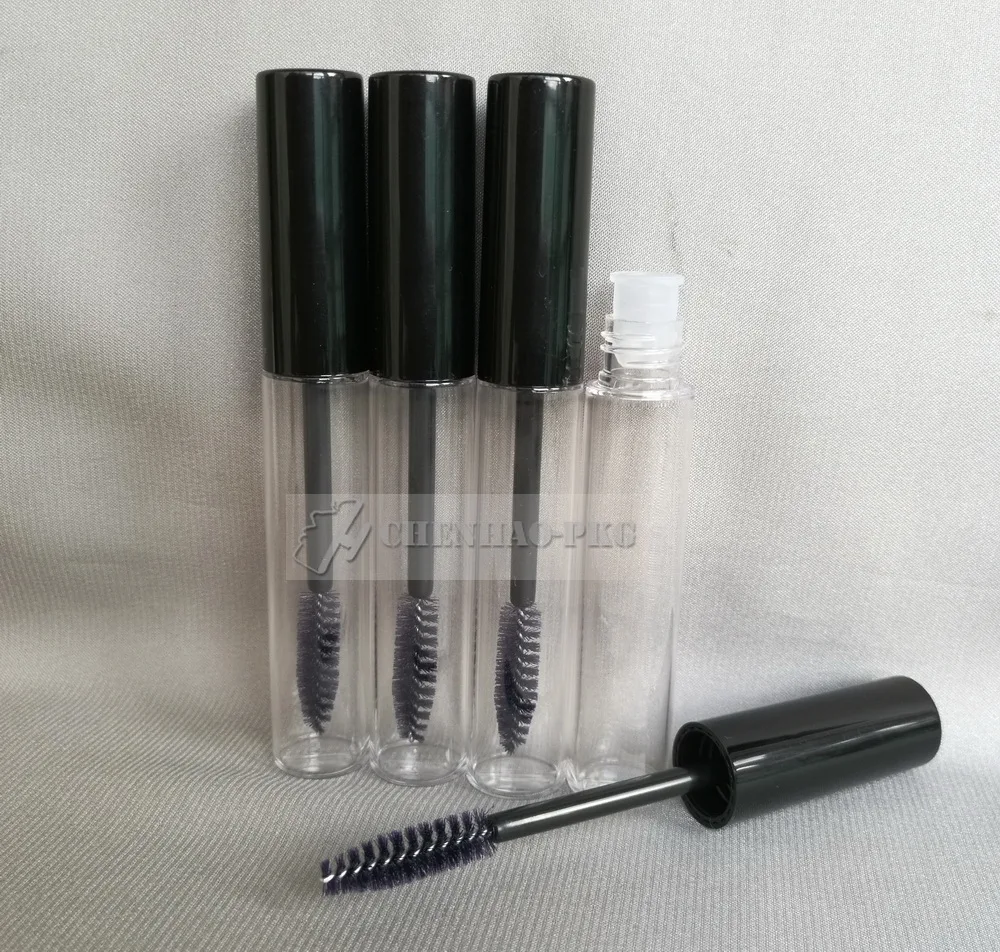 Free shipping 50pieces/lot 10ml empty mascara tube,mascara container,mascara bottle,plus 1 piece