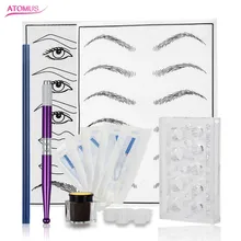 Eyebrow Microblading Set Best Machines Price Tattoo Manual Pen Kit Blading Practice Anestesico Para Micro Professional Skin
