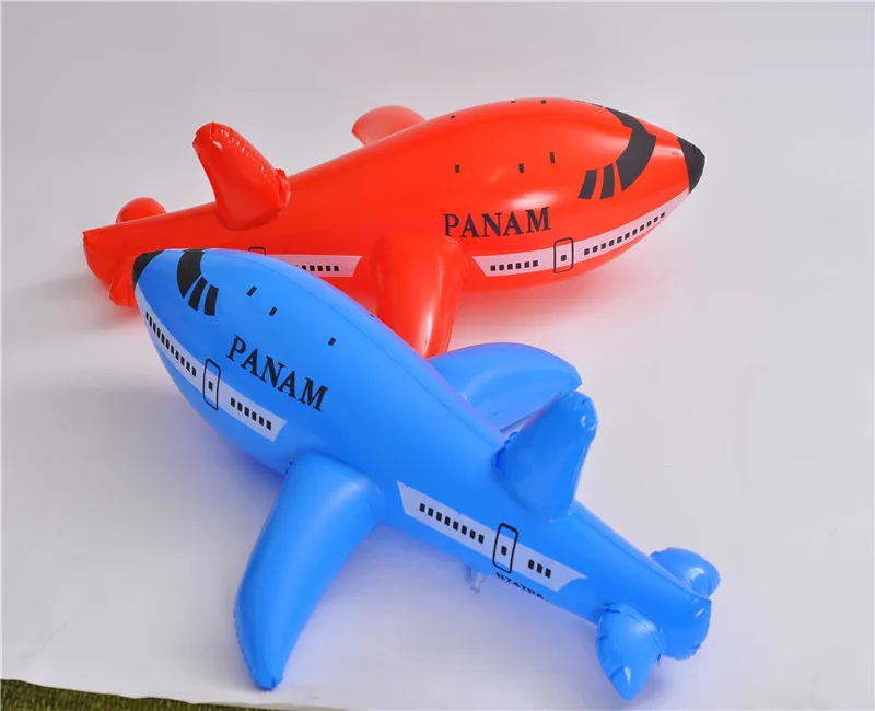 60x50cm Inflatable Airplane Shaped Balloons Pool Dabbling Toy Children
