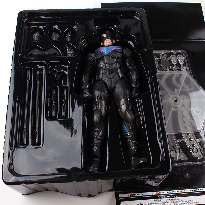 Фигурка Бэтмена Arkham Knight Play Arts Kai фигурка № 6 Nightwing ПВХ Коллекционная модель игрушки 25 см