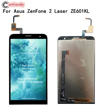 

For Asus ZenFone 2 Laser ZE601KL 601KL Z011D LCD Display+Touch Screen Panel front glass Digitizer Replacement parts 6'' ZE 601kl