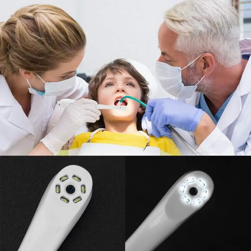 Стоматологический для ротовой полости полость рта, usb-камера Микро проверить Внутриротовой с 6 Водонепроницаемый белый светодиодный свет для Стоматологическая гигиена полости рта ИНСТРУМЕНТ