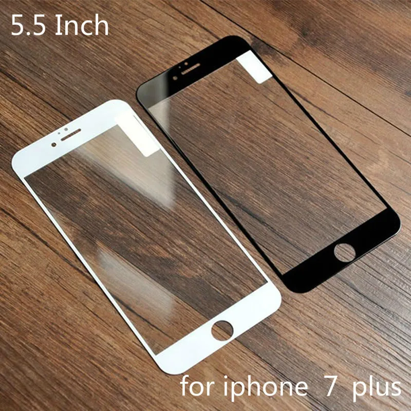 3D изогнутое углеродное волокно мягкий край закаленное стекло для iPhone 7 7Plus
