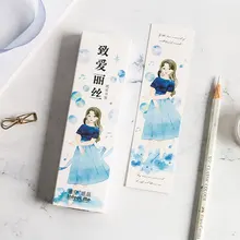 30 шт./кор. Алиса для девочек Мультяшные закладки Сообщ карты бумажные закладки kawaii Детские Канцелярские школа supplie papelaria подарки для детей