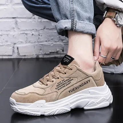 

Men's shoes 2019 spring new Korean version of the trend increased net red shoes wild casual tide shoes