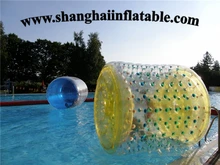 Free shipping by sea Factory customized PVC inflatable water roller ball PVC zorb ball