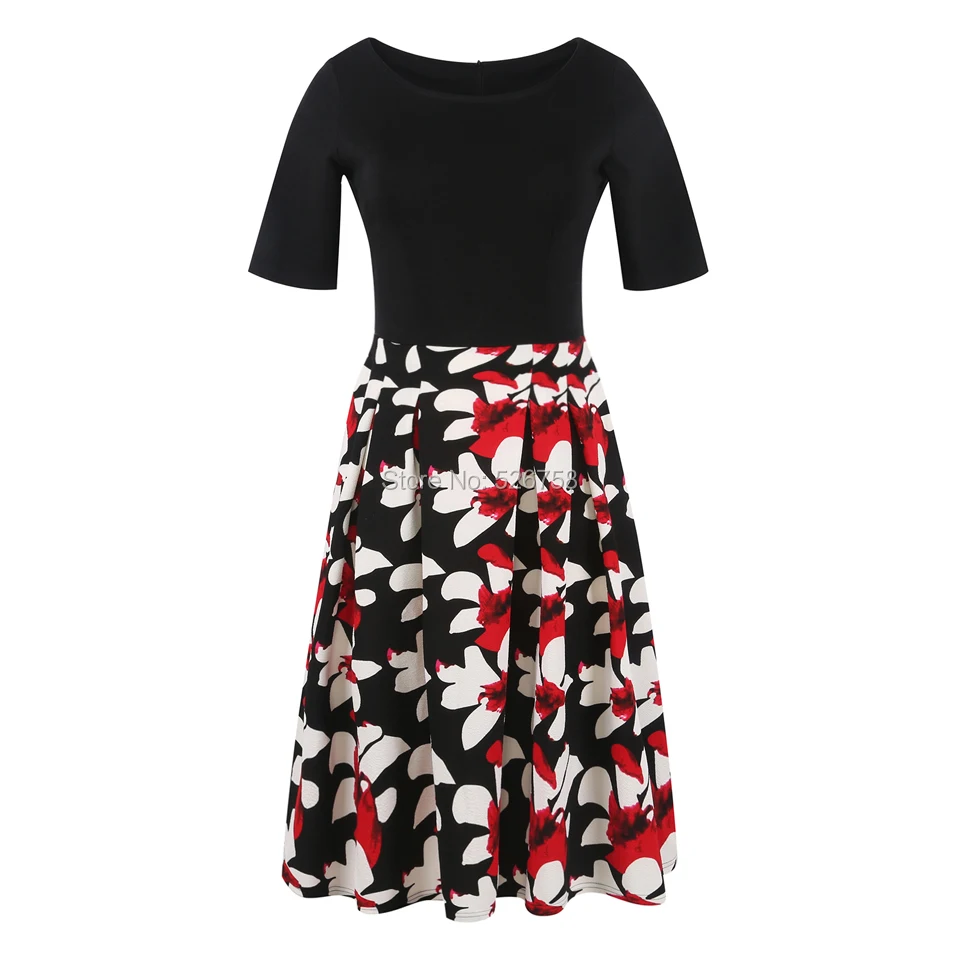 OX165 BLACK+ RED FLOWER 2