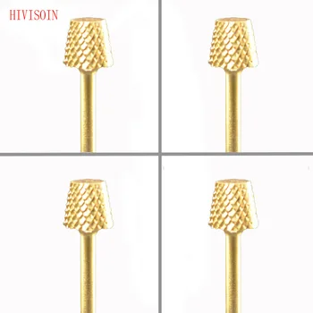 

HIVISOIN Carbide Nail Drill Bit - Tapered Backfill Bit C (Gold)