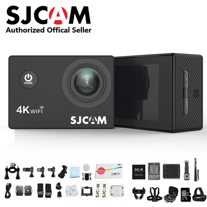 Оригинальная Экшн-камера SJCAM SJ4000 Air 1080P 2,0 lcd 4K Full HD, водонепроницаемая Спортивная камера, Спортивная DV камера