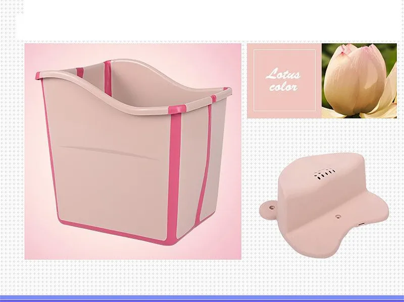 Large Size Foldable Babies Bath Tub Almofada Banho With a Seat In the Shower Kids Bathtub Baby Girls&Boy Bath Seat Bath Barrels 09