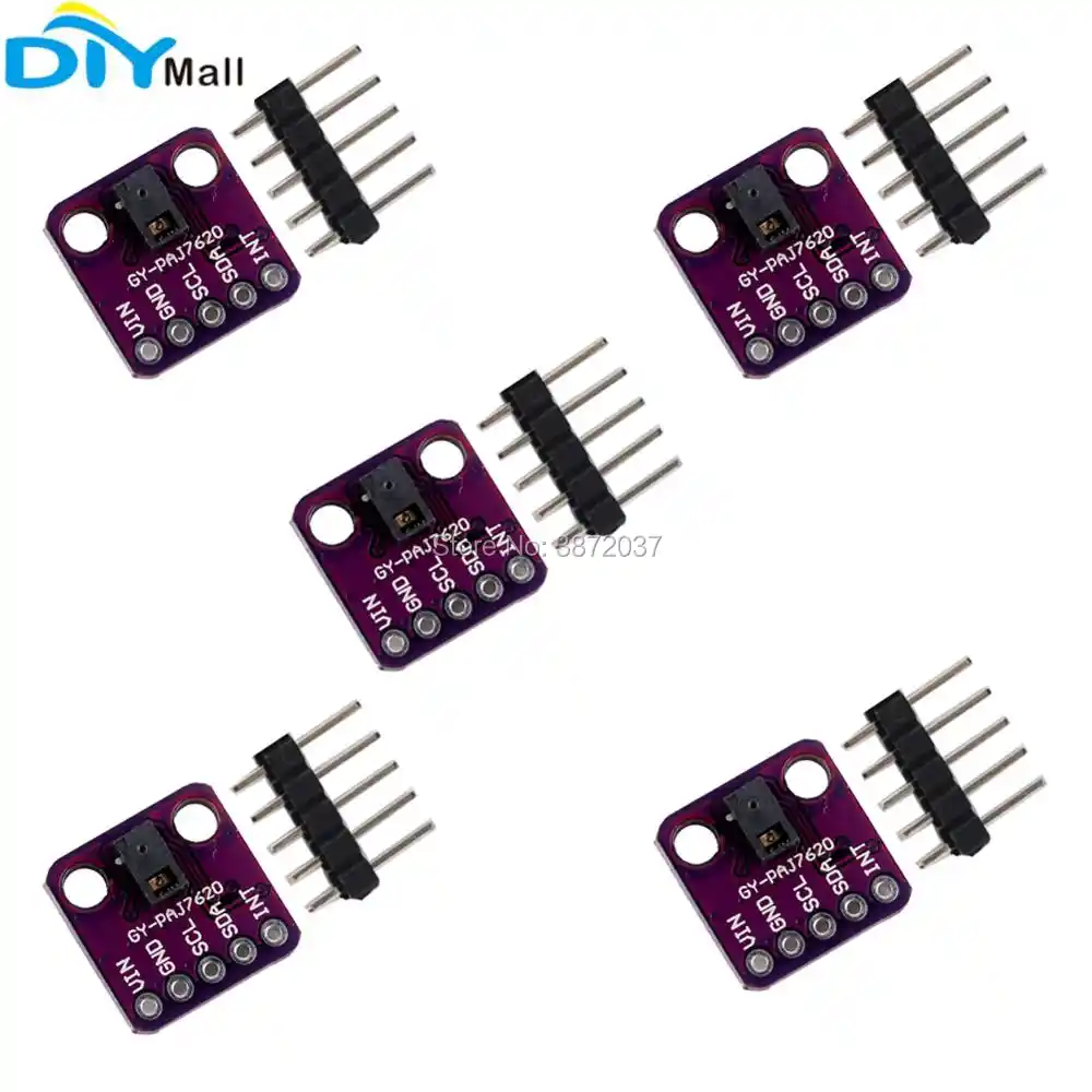 5 ピース ロット Gy Paj7620 ジェスチャー移動認識センサモジュール I2c ブレイクアウト Arduino の Home Automation Modules Aliexpress