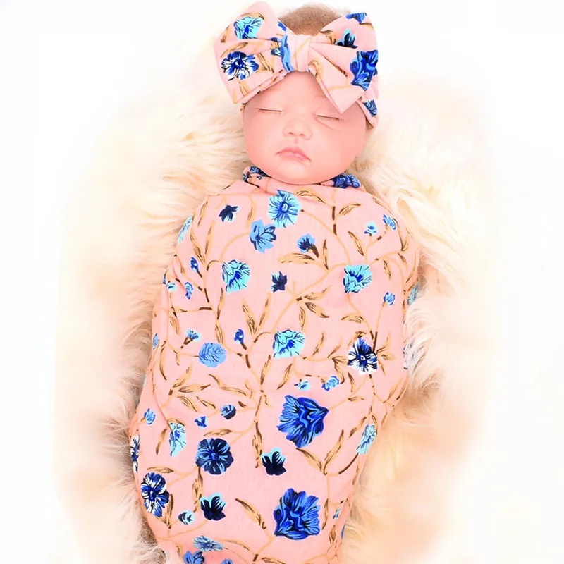 Новинка г.; одежда для фотосъемки новорожденных с цветочным рисунком; одеяла для новорожденных; мягкие эластичные одеяла из молочного шелка для новорожденных; детское ежемесячное одеяло