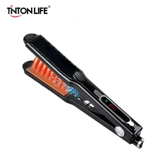TINTON LIFE профессиональные утюжки для выпрямления волос, утюжок для выпрямления волос, цифровой утюжок с ЖК-дисплеем, инструменты для укладки волос