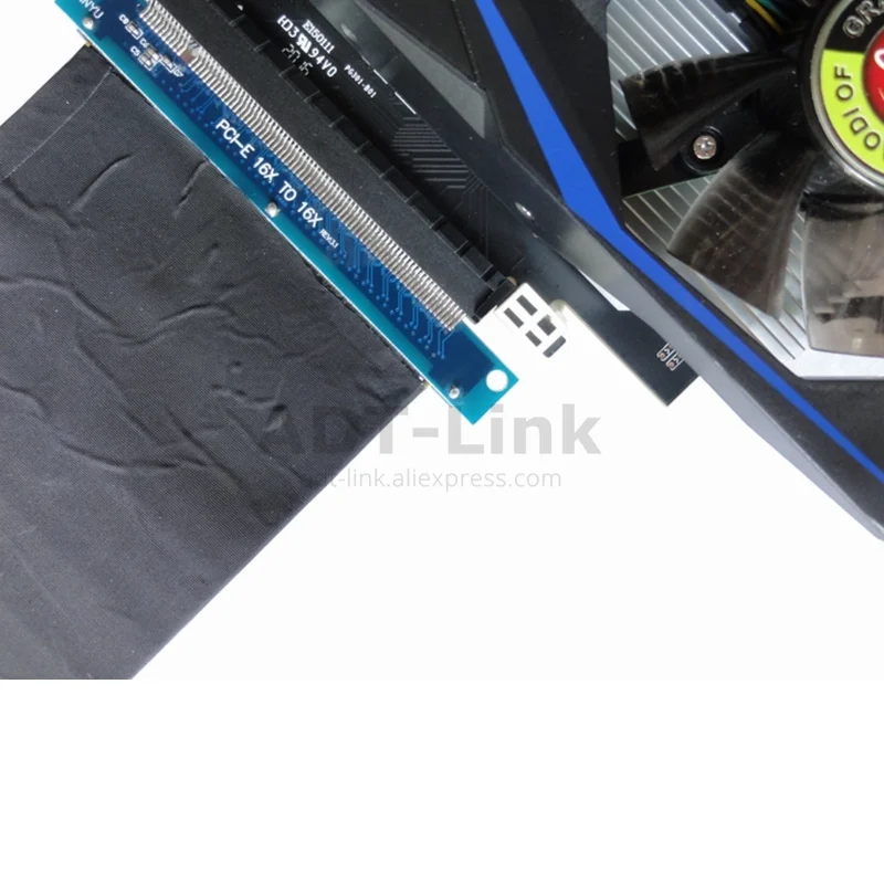 Новый PCI Express PCIe3.0 16x гибкий кабель для карты графическая карта x16 расширение порт
