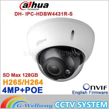 Оригинальный DH 4MP IPC HDBW4431R S Замена HDBW4421R ip камера HD Сеть инфракрасная
