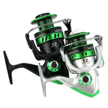 Металлическая спиннинговая Рыболовная катушка, колесо для пресной/соленой воды, морская рыболовная спиннинговая катушка для карпа, рыбалки