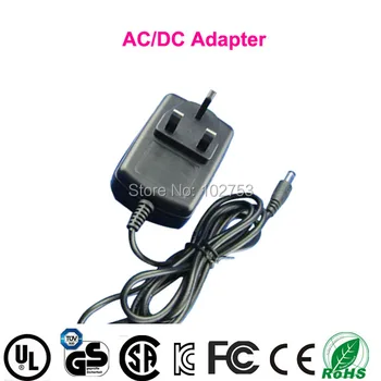 

5v 2.5a power adapter UK dc charger free Shipping 10pcs 100% new high quality wall mount ac 220V transformer converter leddriver