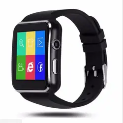 X6 Смарт часы с Функция касания экрана Камера Поддержка sim-карта TF Bluetooth Smartwatch LCC77