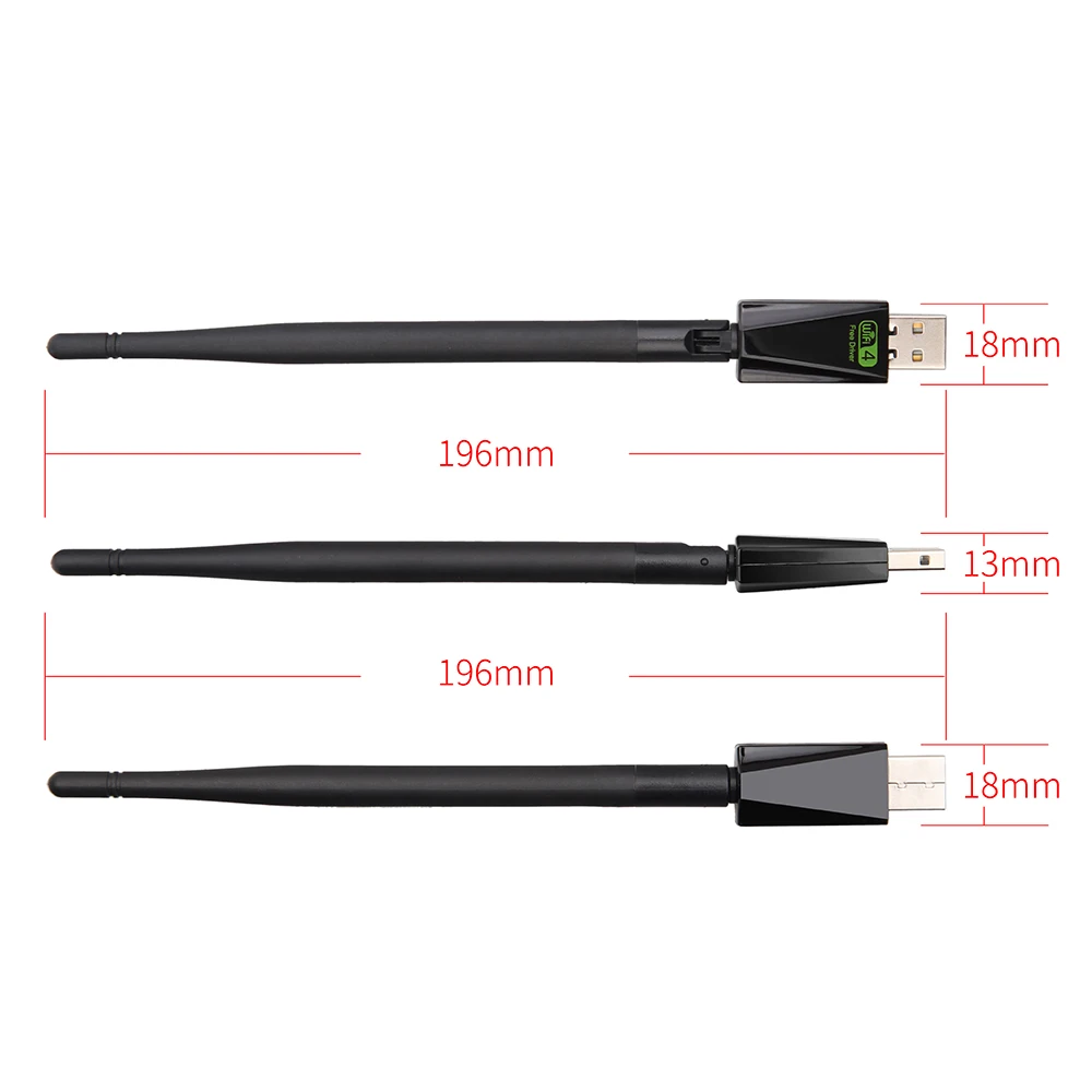 Kebidu Бесплатный драйвер Беспроводной USB Wi Fi мини 150 Мбит/с сетевая карта RTL8188GU