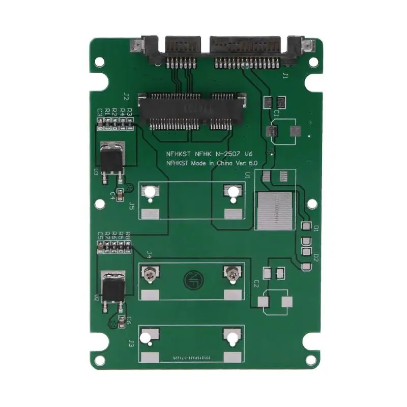 

Mini PCI-E mSATA SSD to 2.5 inch SATA Hard Disk Enclosure Case Converter Adapter Card for 2.5 inch SATA Hard Disk