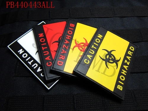 

Resident Evil CAUTION BIOHAZARD 3D PVC Patch