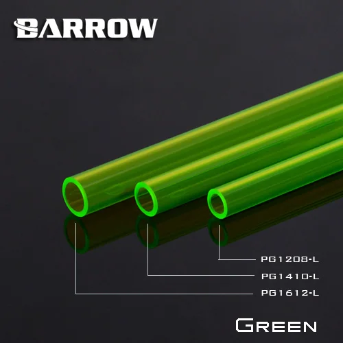 Barrow PG1612/PG1410/PG1208 500 мм PETG жесткие трубы высокое качество светильник передачи 12x 8/14x1