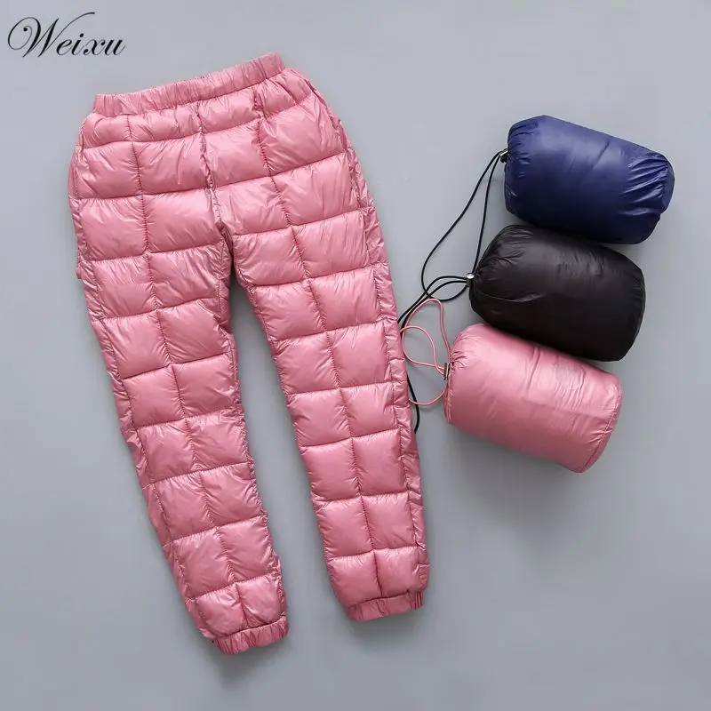 

Winter Children Down Cotton Clothing Boys Pants Girls Leggings Kids Warm Down Trousers Windproof Waterproof Snow Pants For Kids